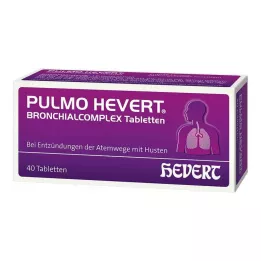 PULMO HEVERT Tablety Bronchiálny komplex, 40 ks