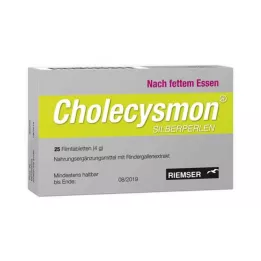 CHOLECYSMON Strieborné korálky, 25 ks