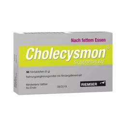 CHOLECYSMON Strieborné korálky, 50 ks