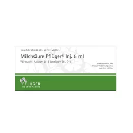 MILCHSÄURE Injekčný roztok Pflüger 5 ml, 50 ks