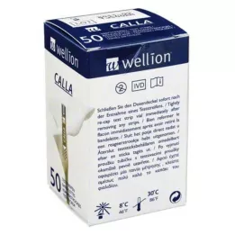 WELLION CALLA Prúžky na meranie hladiny glukózy v krvi, 50 ks