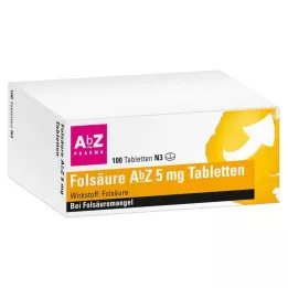 FOLSÄURE AbZ 5 mg tablety, 100 ks