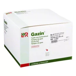 GAZIN Výter slivka sterilný 2+2 ochranný r.o.RK, 100 ks