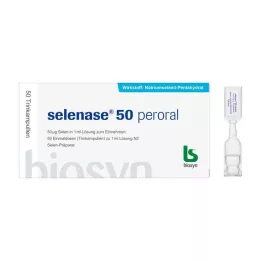 SELENASE 50 perorálny roztok na perorálne použitie, 50 x 1 ml