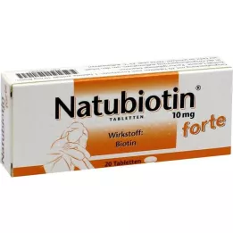 NATUBIOTIN 10 mg tablety forte, 20 ks