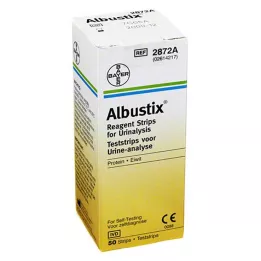 ALBUSTIX Testovacie prúžky, 50 ks