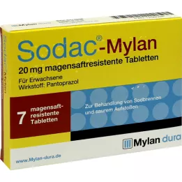 SODAC Mylan gastrorezistentné tablety, 7 ks