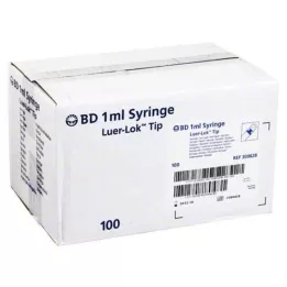 BD PLASTIPAK Spr.1 ml Luer Lok 3-dielny, 100X1 ml