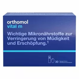 ORTHOMOL Kombinované balenie fľaša/kapsula Vital M, 30 ks