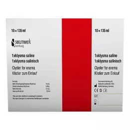 KLYSMA 1x fyziologický roztok, 10x135 ml