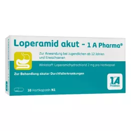 LOPERAMID akut-1A Pharma tvrdé kapsuly, 10 ks