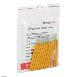 PROXIMAL Grip xxxx-jemná žltá medzizubná kefka, 12 ks