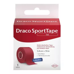 DRACO TAPEVERBAND 3,8 cm x 10 m červená, 1 kus