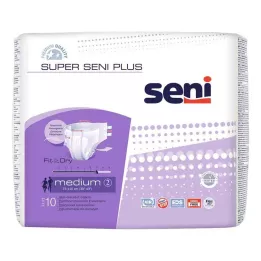 SUPER SENI Plus inkontinenčné nohavičky nočné f.E.Gr.2 M, 10 ks