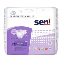 SUPER SENI Plus inkontinenčné nohavičky nočné f.E.Gr.3 L, 10 ks