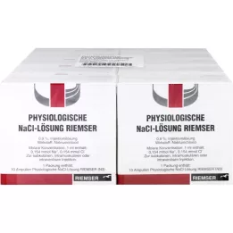 KOCHSALZLÖSUNG fyziologické ampulky, 100 ml