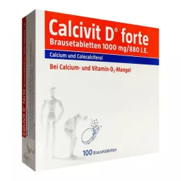 CALCIVIT D forte šumivé tablety, 100 ks