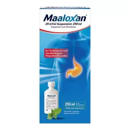 MAALOXAN 25 mVal suspenzia, 250 ml