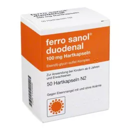 FERRO SANOL duodenálne tvrdé kapsuly s msr poťahovanými peletami, 50 ks