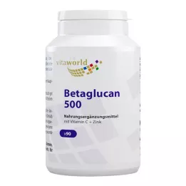 BETA-GLUCAN 500+Vitamín C+Zinkové kapsuly, 90 ks