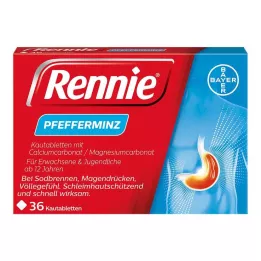 RENNIE Žuvacie tablety, 36 ks