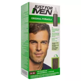 JUST pre mužov tónovací šampón stredne hnedý, 60 ml