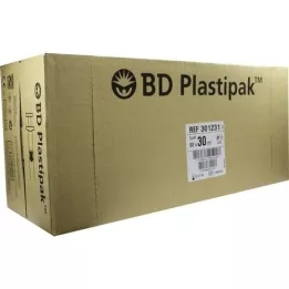 BD PLASTIPAK Spr.30 ml Luer bez latexu, 60X30 ml