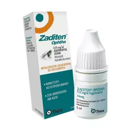 ZADITEN ophtha 0,25 mg/ml očné kvapky, 1X5 ml