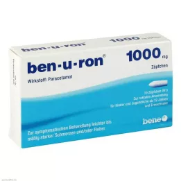 BEN-U-RON 1 000 mg čapíky, 10 ks