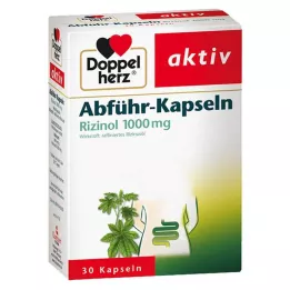 DOPPELHERZ Laxatívne kapsuly Rizinol 1 000 mg, 30 ks
