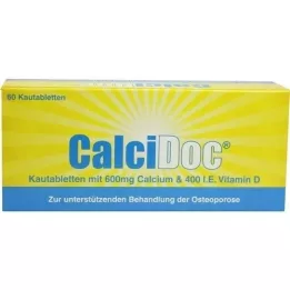 CALCIDOC Žuvacie tablety, 60 ks
