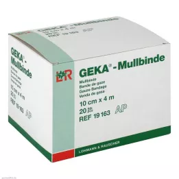 MULLBINDEN GEKA 10 cmx4 m, 20 ks