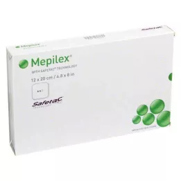 MEPILEX Penový obväz 12x20 cm, 5 ks