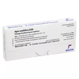 APIS MELLIFICA Ampulky D 30, 8 ks