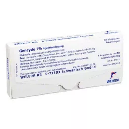 GENCYDO 1% injekčný roztok, 8 ks