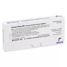 CISSUS-OSSA D 6 ampulky, 8X1 ml