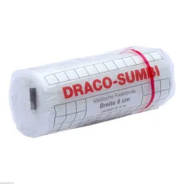 Dracosumbi fixačný obväz 8 cm x 4 m biely, 1 kus