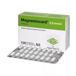 MAGNESIOCARD 2,5 mmol filmom obalené tablety, 100 ks