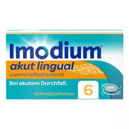 IMODIUM akútne lingválne orodispergovateľné tablety, 6 ks