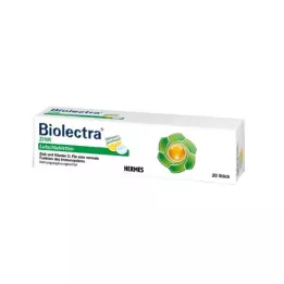 BIOLECTRA Zinkové pastilky, 20 ks
