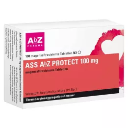 ASS AbZ PROTECT 100 mg gastrorezistentné tablety, 100 ks