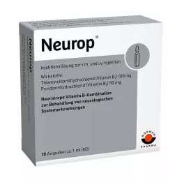 NEUROP Ampulky s injekčným roztokom, 10X1 ml
