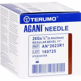 AGANI Kanyla 26 G 23 mm hnedá, 100 ks