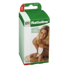 RATIOLINE akútna gáza 10 cmx2 m zrolovaná, 1 ks