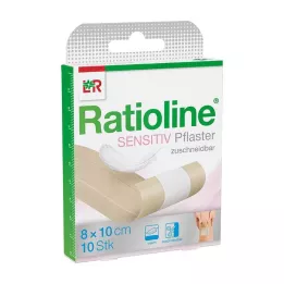RATIOLINE citlivé krytie na rany 8 cmx1 m, 1 ks