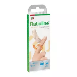 RATIOLINE elastická bandáž na prsty 2x12 cm, 10 ks