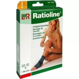 RATIOLINE aktívny členkový bandáž veľkosť M, 1 kus