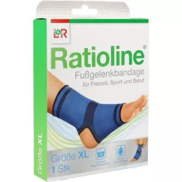 RATIOLINE aktívny členkový bandáž veľkosť XL, 1 kus