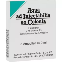AQUA AD iniektabilia ex Colonia ampulky, 5X2 ml