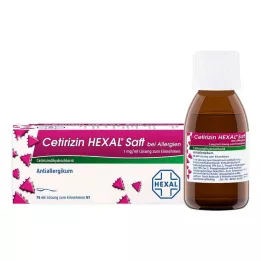 CETIRIZIN HEXAL Šťava pre alergikov, 75 ml